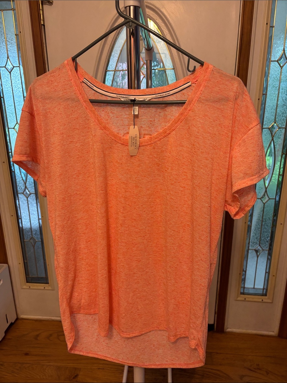 Victoria’s Secret Lightweight Peach Scoop Neck Women's Tee